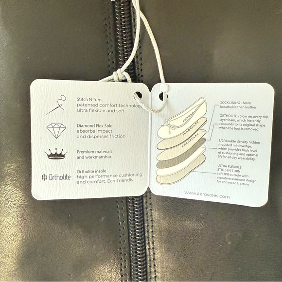 AEROSOLES Memphis Wedge Knee High Boot BLACK 8.5 Comfort Elastic Genuine Leather - Picture 7 of 15